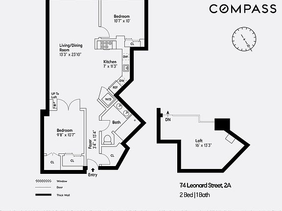 2nd image of 74 Leonard St APT 2A