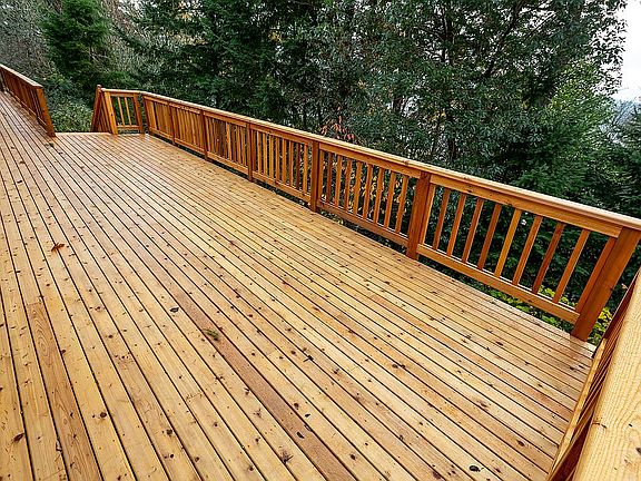 Newer total-home length deck