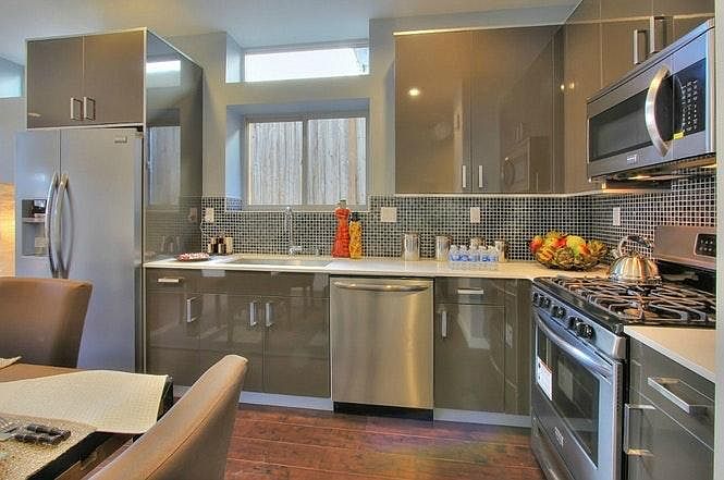 modern kitchen appliances