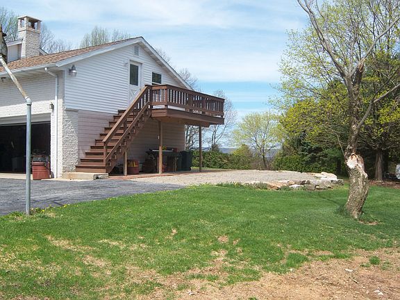 Side wood porch & RV parking