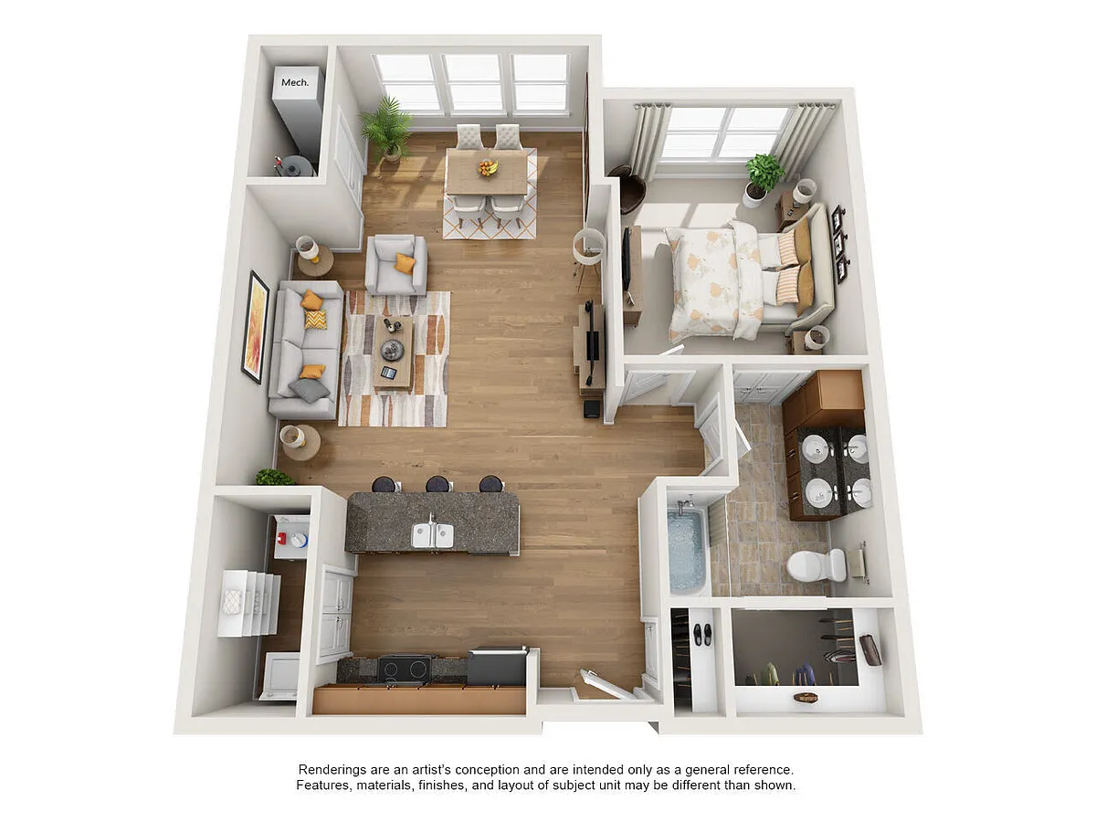 Floor plan The Monsieur
