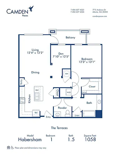 Floor plan Habersham