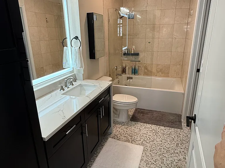 Newly renovated bathroom for bedroom #1