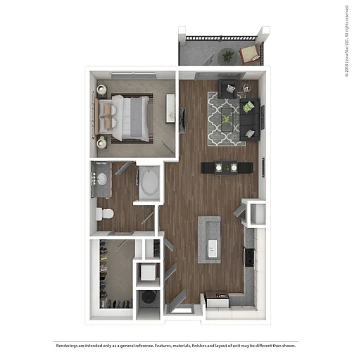 Floor plan A1B