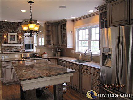EAT IN NEW KITCHEN WITH GRANITE COUNTERTOP AND STAINLESS STEEL