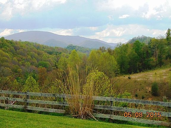 Mountain view & fencing. 