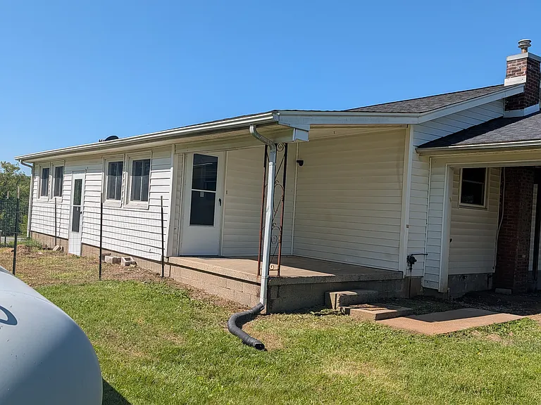 Back covered porch