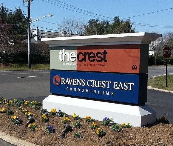 Ravens Crest East Condos Entrance Sign (Plainsboro Road)