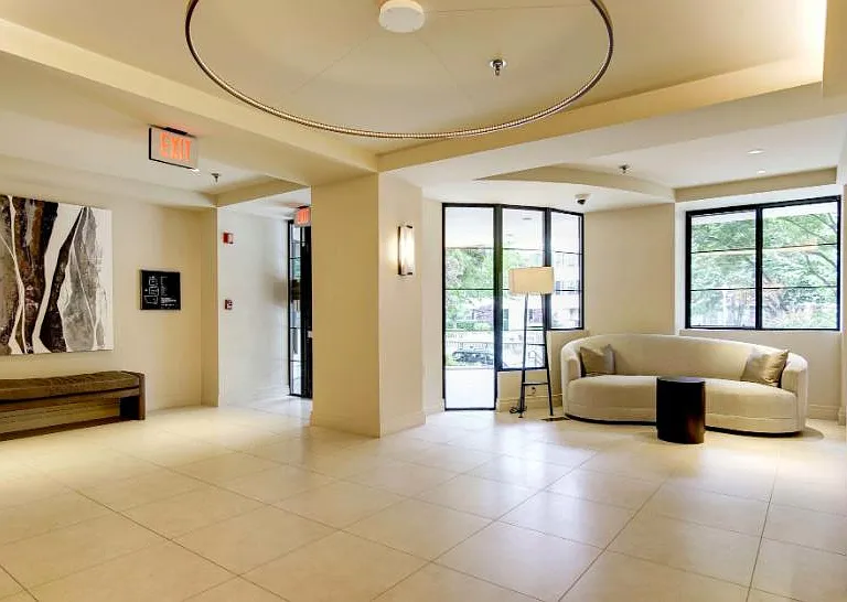 Brand-new modern lobby