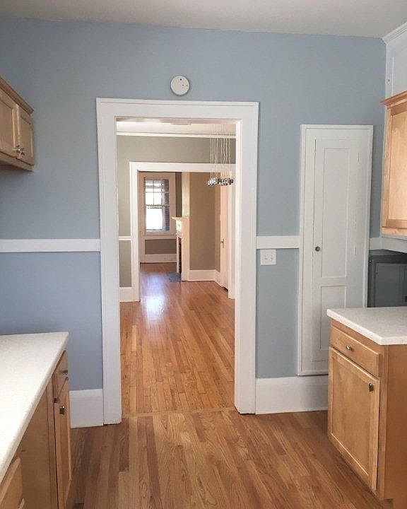 From the kitchen to the dinning room.