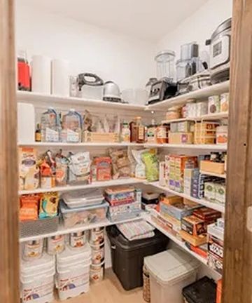 Large walk-in pantry off the kitchen
