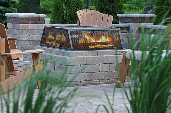 Fire Pit Gatherina Area