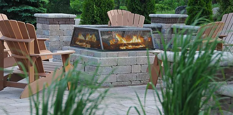 Fire Pit Gatherina Area