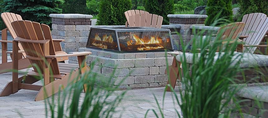 Fire Pit Gatherina Area