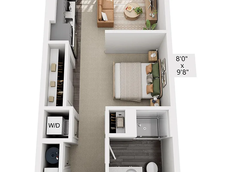 Studio | 508 sqft Studio | 508 sqft