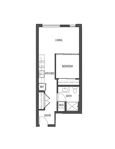 Floor plan Open 1x1 - O3