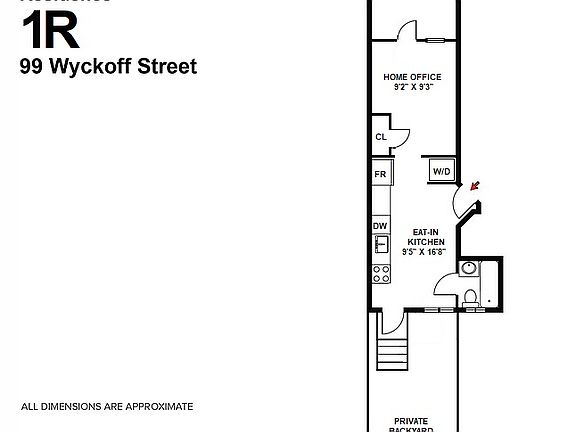 2nd image of 99 Wyckoff St APT 1R