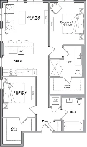Floor plan B3