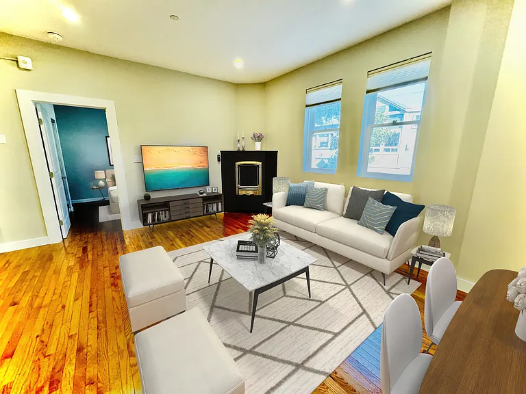Living Room with Gas Fireplace