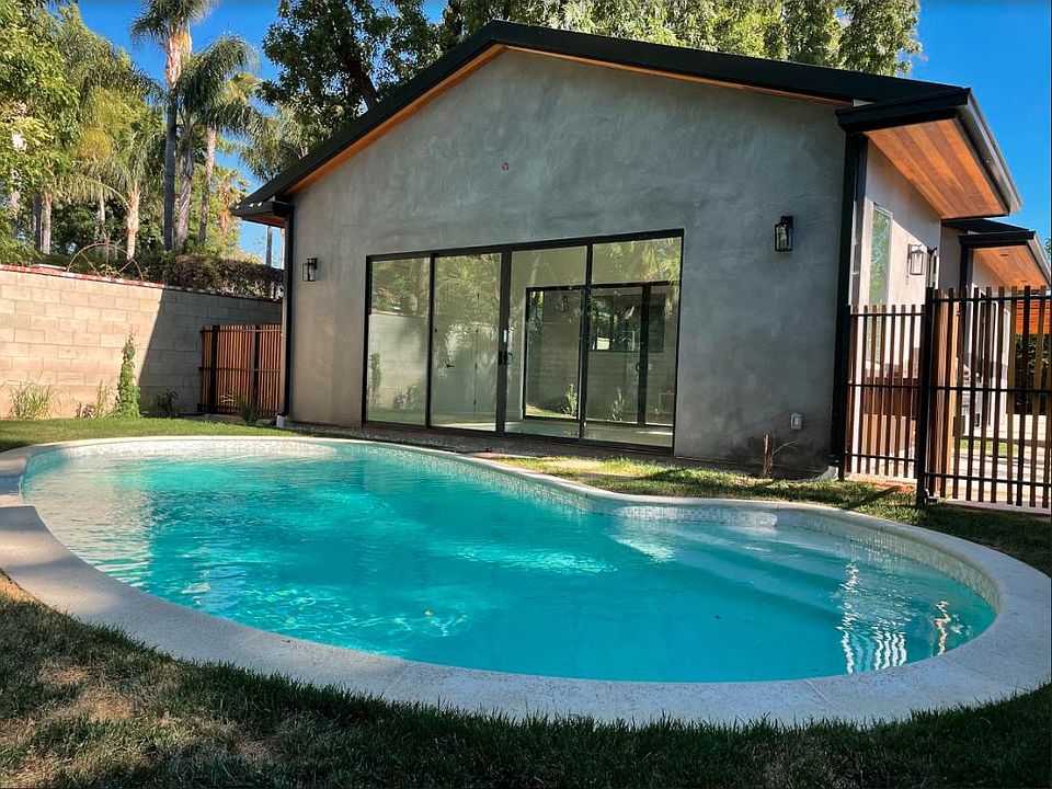 Shared pool and yoga room