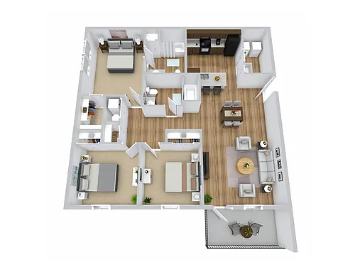 Floor plan 3 Bedroom
