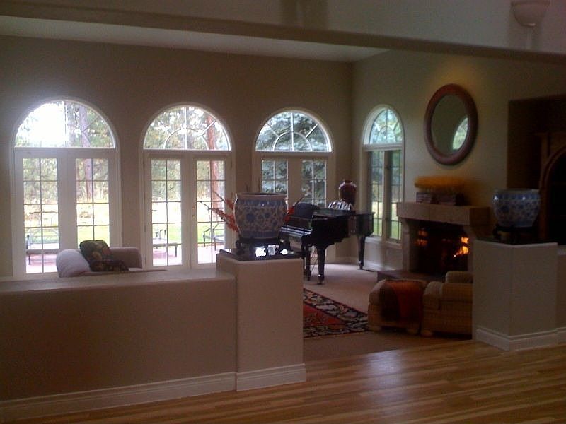 Entry + sunken living