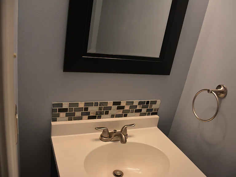 First floor half bath