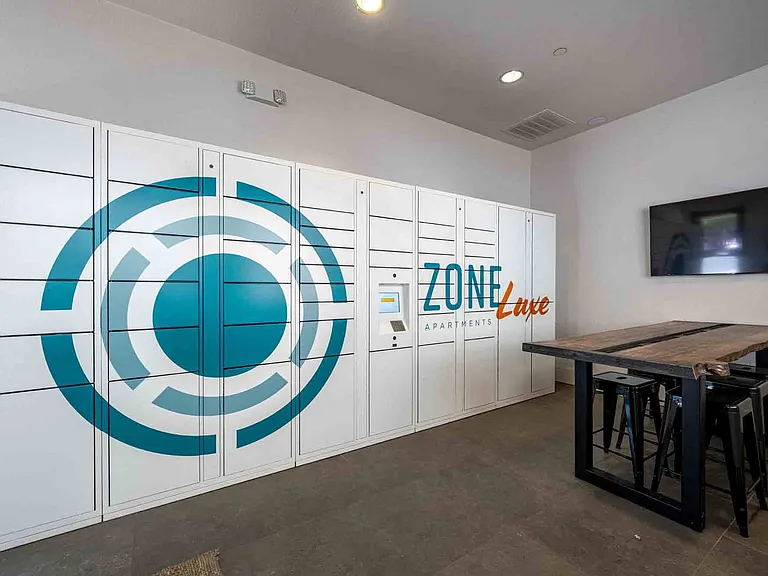 Zone Luxe, Glendale, AZ, Package Lockers