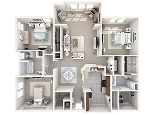 Floor plan C1 Study