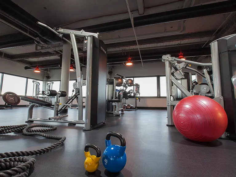 State of the art fitness center at Archer Tower in Denver, CO