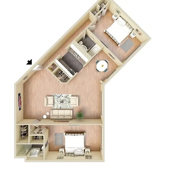 2 Bedroom 2 Bath 2 Bedroom 2 Bath