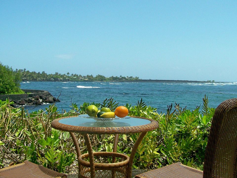 View of the bay from patio