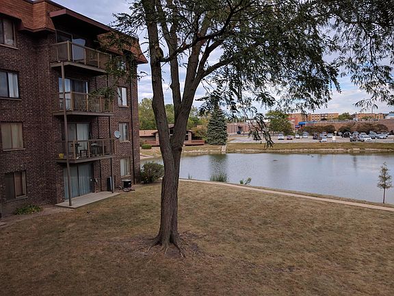 Overlooking lake from balcony