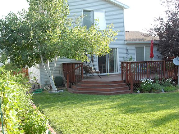 Deck and Backyard