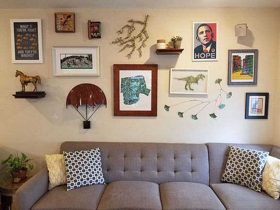 Area facing TV in Living/Dining Area