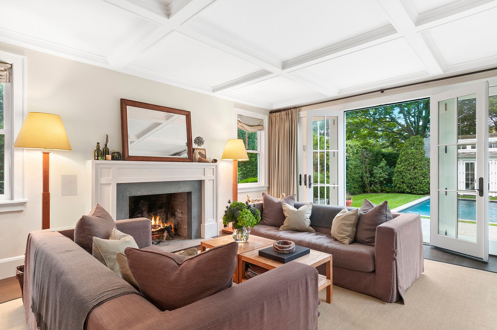  Wood-Burning Fireplace