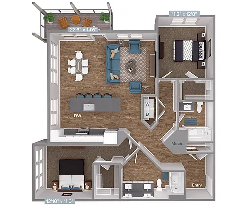 Floor plan BM15M2-2-1263