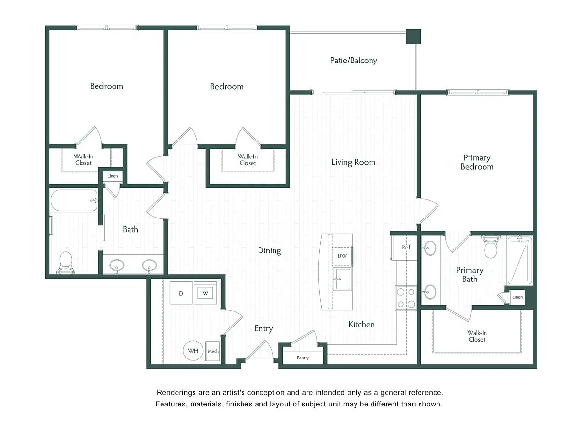 Floor plan Da Vinci