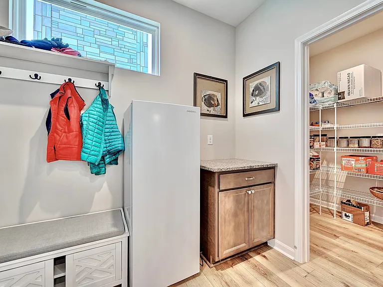 Mudroom off Garage & Pantry