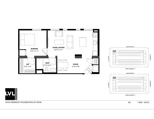 Floor plan B3