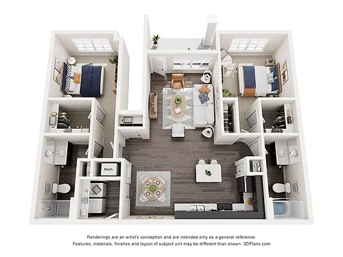 Floor plan The Harvey