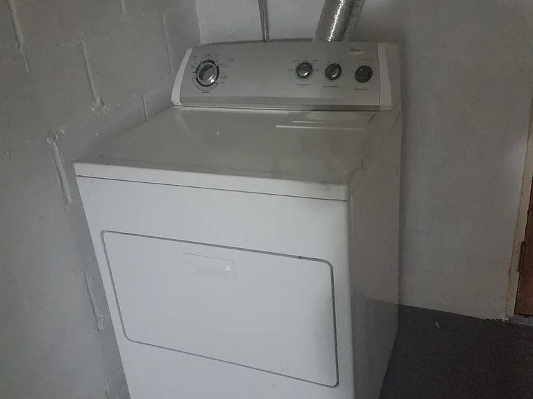 laundry basement- washer and dryer