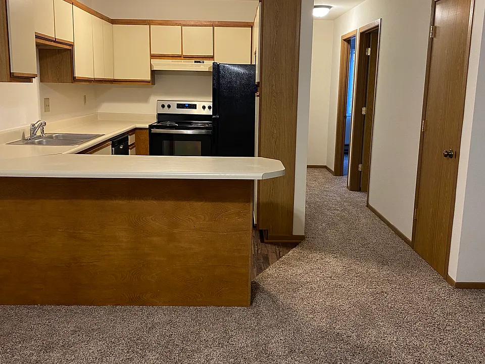 kitchen and hallway