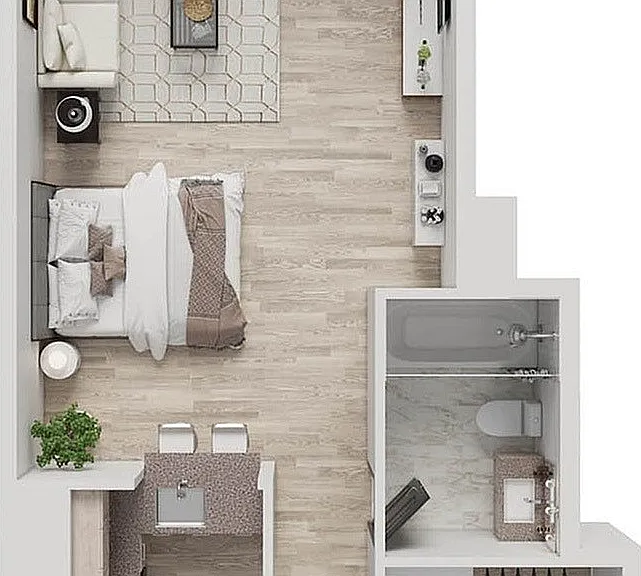 S | Studio Floorplan S | Studio Floorplan