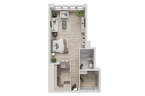 Floor plan Studio
