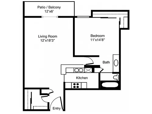 Floor plan 679