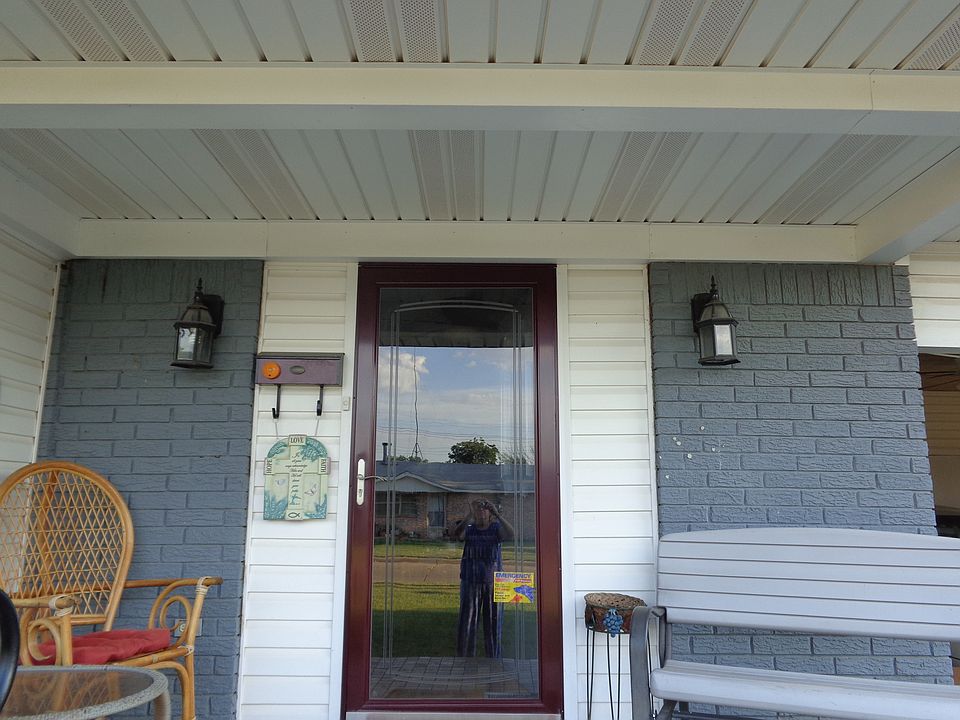 Front door and porch