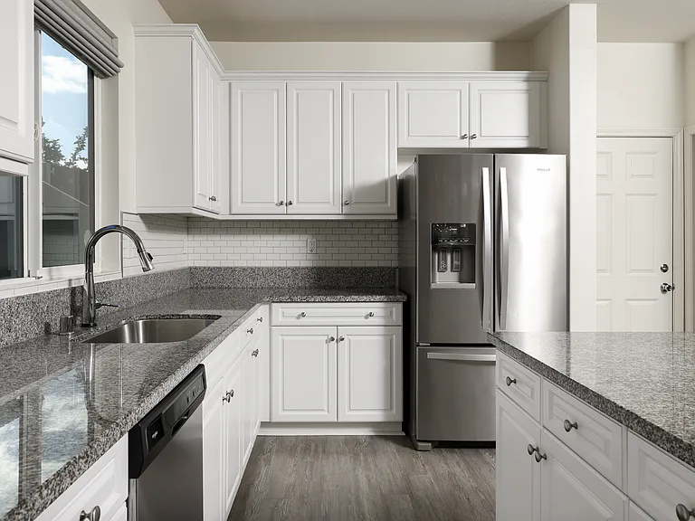 Kitchen appliances and Fridge View