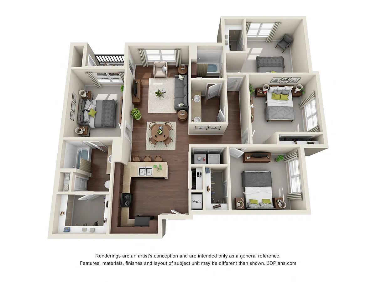 Floor plan Driskill
