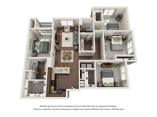 Floor plan Driskill